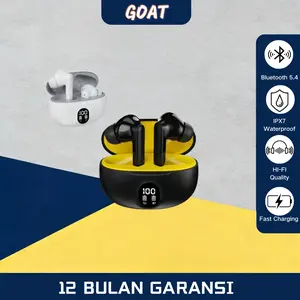 TWS GOAT W895 Earphone Hi-Fi Sounds Bluetooth 5.4  HD Voice Dolby Sounds Headset Tahan Lama handoz tws