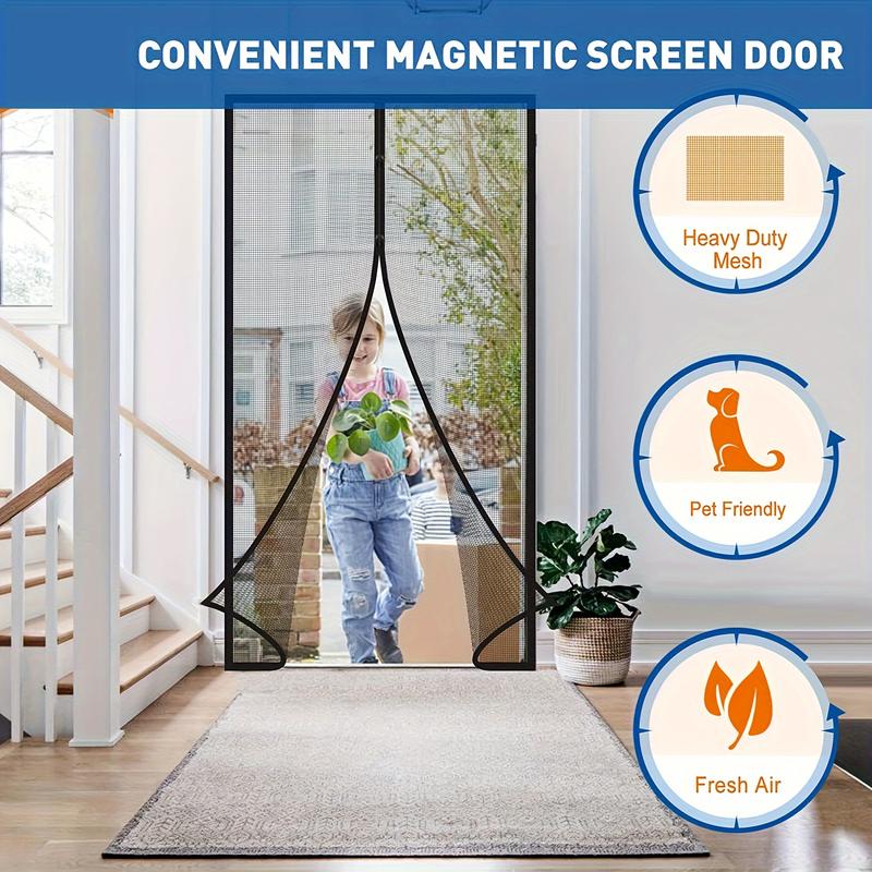 Product Introduction of Cửa màn hình lưới từ tính tự động, Breeze-In, Bugs-Out, Dễ dàng cài đặt, Bền, Lối vào rảnh tay và thông gió gia đình 11