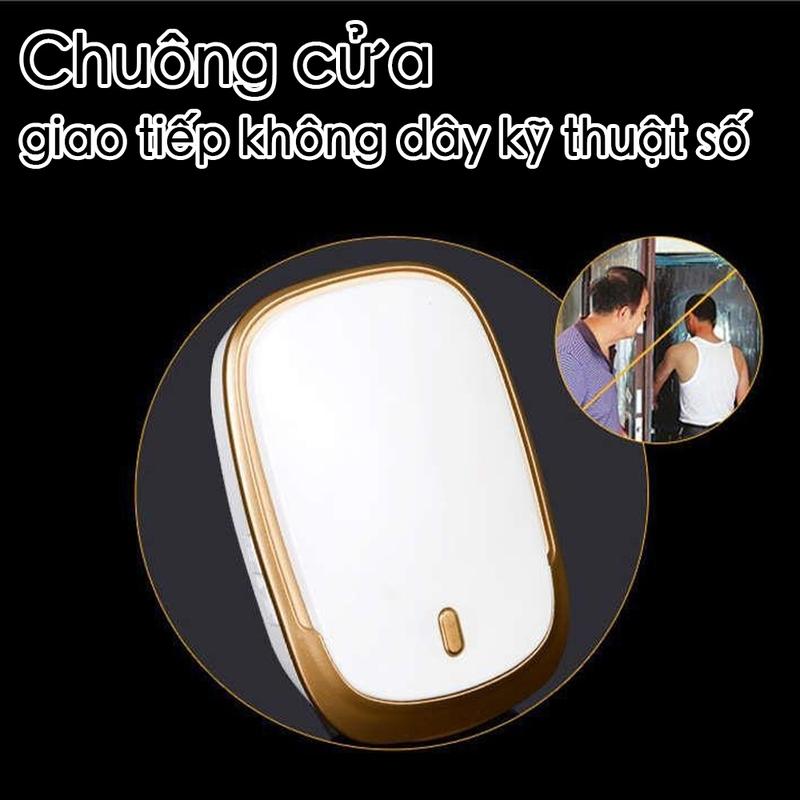 Chuông cửa thông minh không dây truyền tín hiệu xa xuyên tường dùng làm chuông…