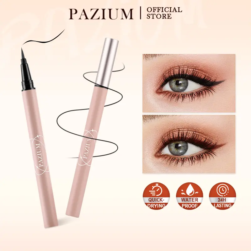 【SG Ready Stock】PAZIUM Eyeliner Waterproof Long-lasting Black Brown Easy Wear Eyeliner Makeup for Eyes 2 Colors Lipliner Smooth Daily Cosmetic natural