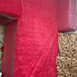 ALAS SOFA BULU RASFUR >60 x 180 / COVER SOFA LEMBUT HALUS KEKINIAN cuci mesin biru laut