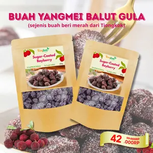 [FLASH SALE] Buah yangmei balut gula, buah yangmei berlapis gula, buah yangmei manis asam, segar dan menyegarkan