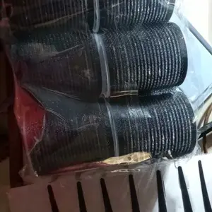 Paket Hemat 6 Pcs Roll Rambut + 10 Pcs Jepit Bebek Jumbo Besar Otomatis Import Murah Kering Jepitan