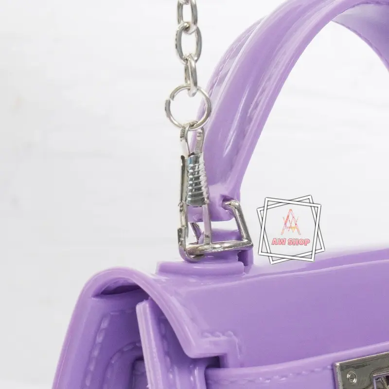 Tas Jelly Glossy Mini Hermey | Tas Jelly Glossy Motif Croco Import 2