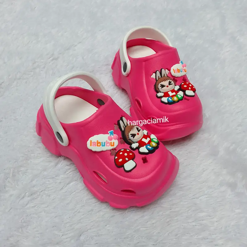 SEPATU Sandal BAIM ANAK LABUBU TINGGI 6 CM 2419 SIZE 24-35 Fashion 2