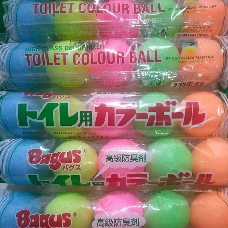Swallow & Bagus Kamper Toilet Colour Ball Isi 5 1