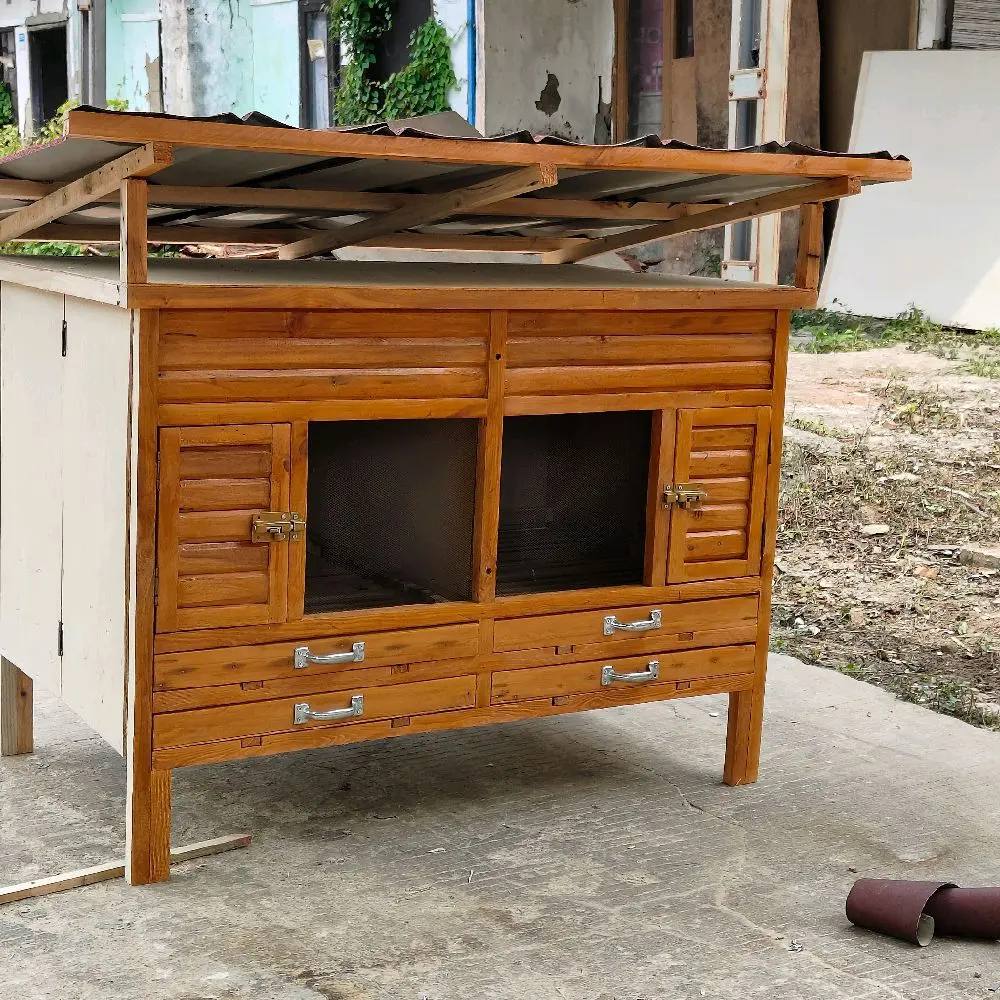 kandang ayam Kate 2 pintu double rak