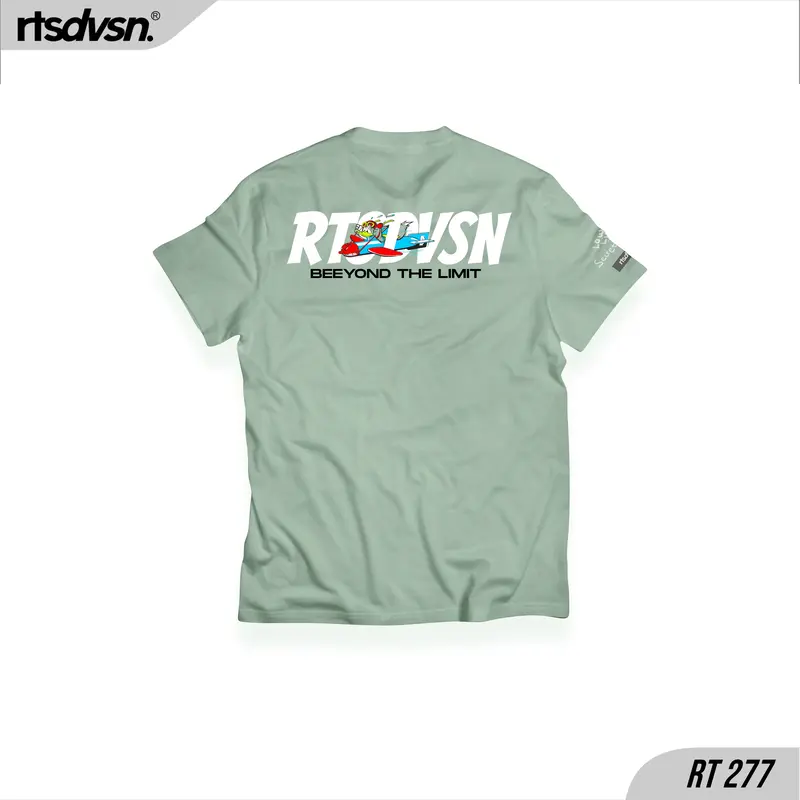 T-SHIRT RTSDVSN 277  | LENGAN PENDEK MOTIF DUCK PLANE 2