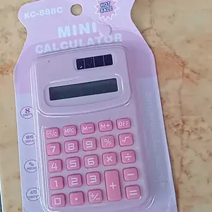Kalkulator Mini 8 Digit, Ukuran Saku, Warna-Warna Lucu