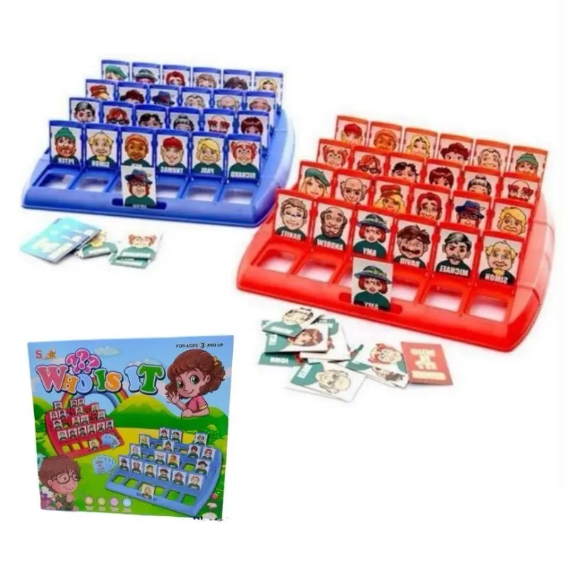 Mainan Anak Tebak Gambar Board Game WHO IS IT - Mainan Tebakan Gambar Best Seller Toys 4