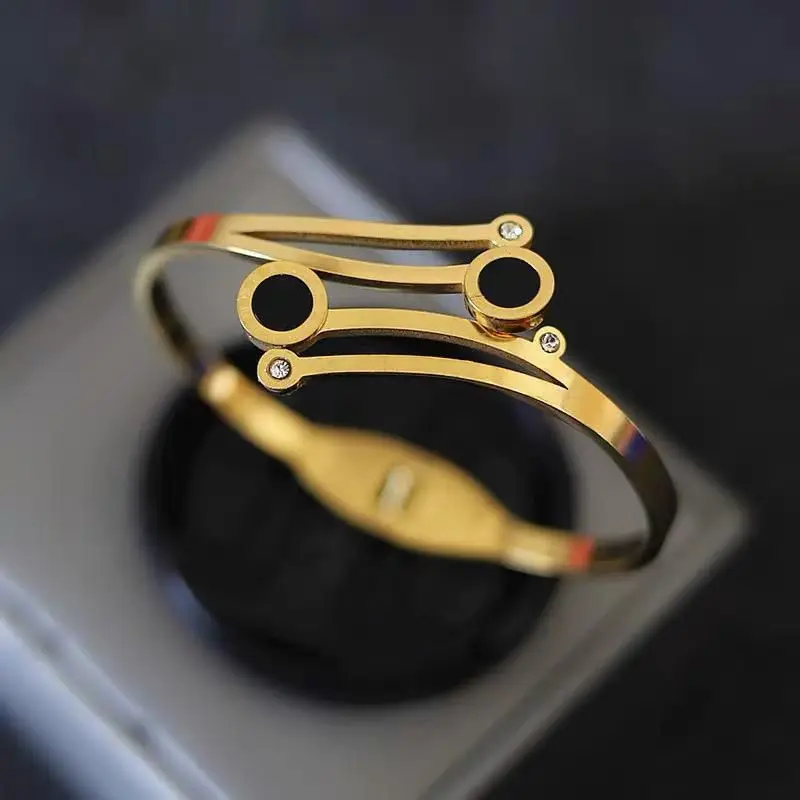 G00 Gelang Titanium Wanita Elegant TERLARIS Anti Karat 0