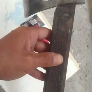 Kapak Baja Asli Multifungsi Tajam 26-30 cm dengan Gagang Kayu Kokoh untuk Potong Kayu dan Bangunan