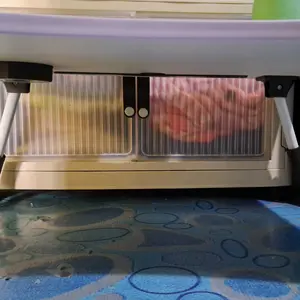 Mehaa Meja Lipat Anak UKURAN KECIL Mini 3D Portable Besi - Furniture