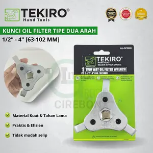 Tekiro Oil Filter Wrench 2 Way Kunci Pembuka Filter Oli Mobil & Motor