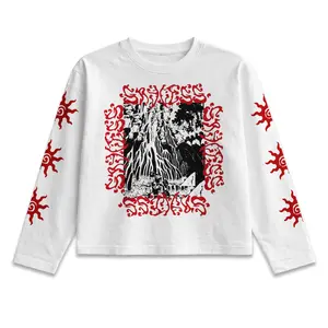 T-shirt Longsleeve SRYLESS Cotton Combed Unisex White - KSI