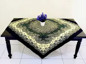 Taplak Meja Batik Segiempat Bahan Katun Premium  95cm x 95cm