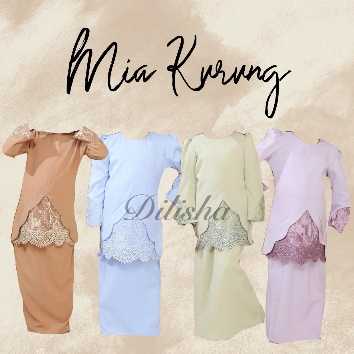 Dilisha - Mia Modern Kurung & Baby