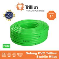 Gambar Selang Air PVC Trilliun Stabilo 1" Inch - 5 Meter - Hijau dari Trilliun Kab. Pasuruan 4 Tokopedia