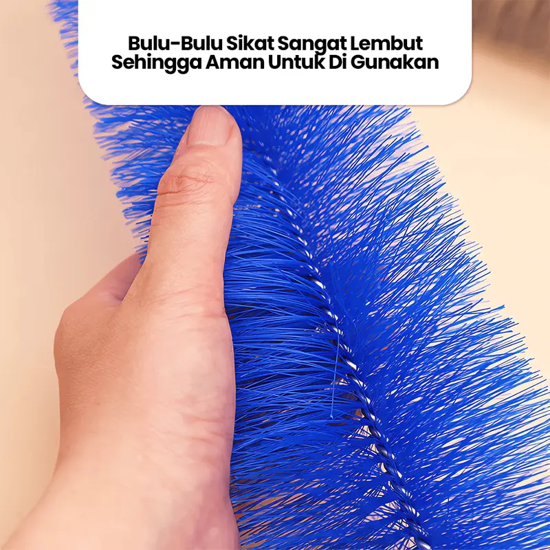 Sikat Pembersih Debu Kipas Angin Jendela Tirai Gordern Ac Kemoceng Serbaguna 4
