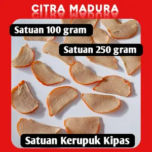 (SATUAN) Kerupuk Kipas Khas Madura Langsung Goreng