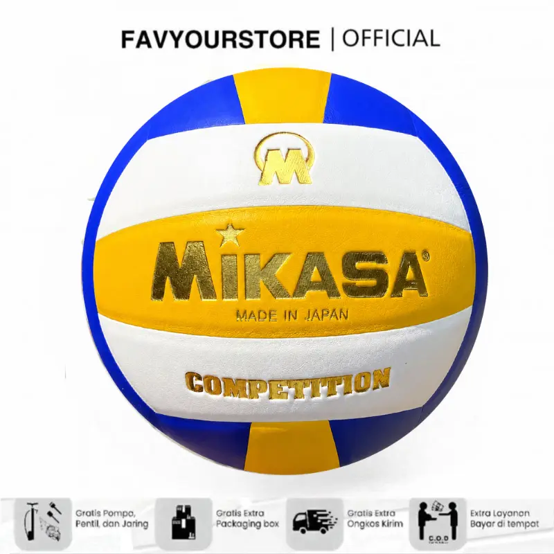 Bola Voli Mikasa Impor Indoor Outdoor Volley Synthetic Leather Volleyballs