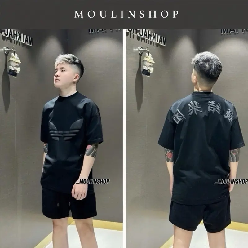 Bộ Quần Áo Nam A Đát Dập Nổi Dập Nổi Chữ Tàu QC Siêu Chất - Bộ Quần Áo Nam Chất Liệu Vải Cotton Cao cấp Co Dãn Bốn Chiều Thấm Hút Mồ Hôi 0