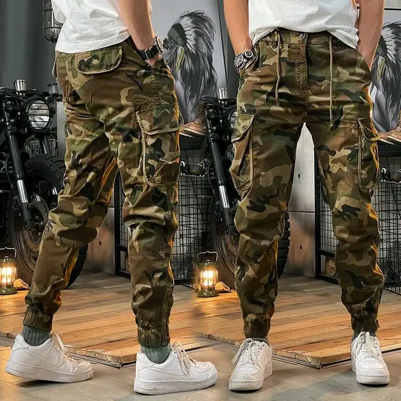 CELANA PANJANG CARGO LORENG COMBAT CARGO PANTS OUTFIT CELANA PRIA DEWASA Style Slimfit Katun twill combed Keren Nyaman Outdoor Kain Army Karet Distro Tactical 3