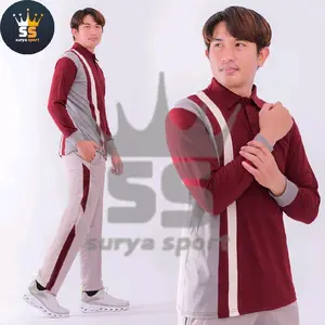 baju stelan olahraga pria/wanita/baju seragam olahraga kerah/stelan olahraga Celana Sport Setelan