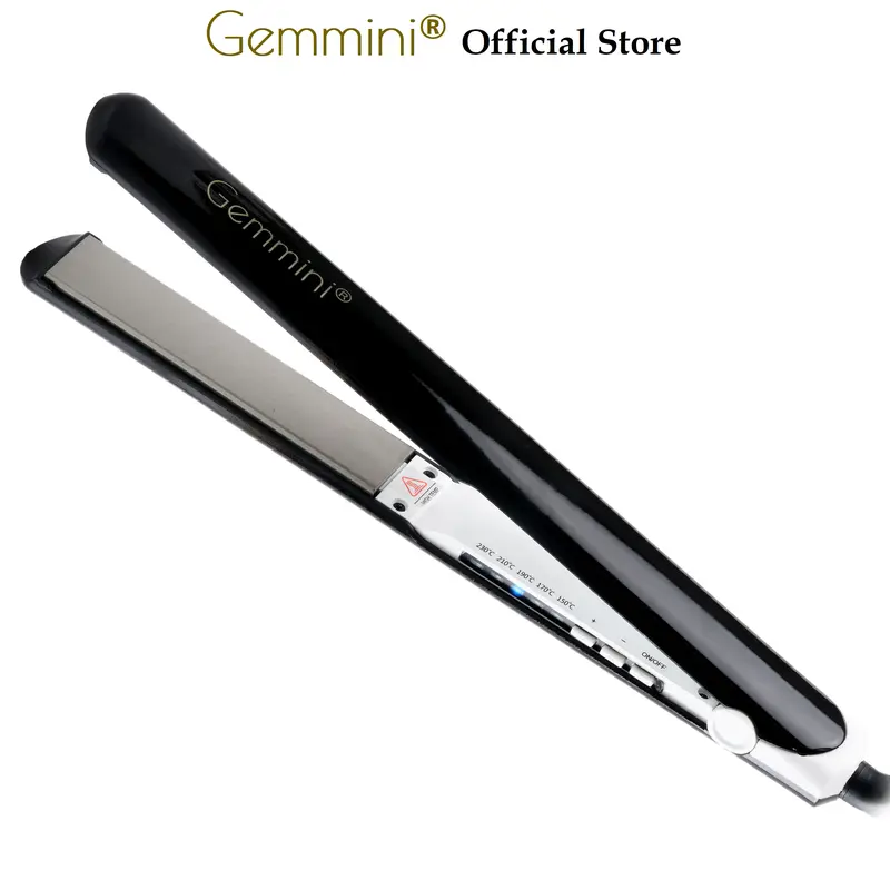Gemmini 921 Catokan 4in1 Pelurus Smoothing Dan Pengeriting Rambut Slim Design 0