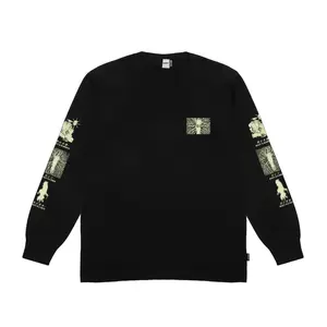 Hemdev Tshirt Longsleeve Chikara Black Tees Katun