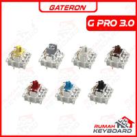 Gambar SWITCH - GATERON - G PRO 3.0 - 3 PIN - PCB MOUNT - LUBED - WHITE dari Rumah Keyboard Kota Administrasi Jakarta Barat 1 Tokopedia