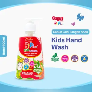 Bagus Pipi Kids Hand Wash Botol 400 ml Sabun Cuci Tangan Anak Botol Cair Semua Jenis Kulit