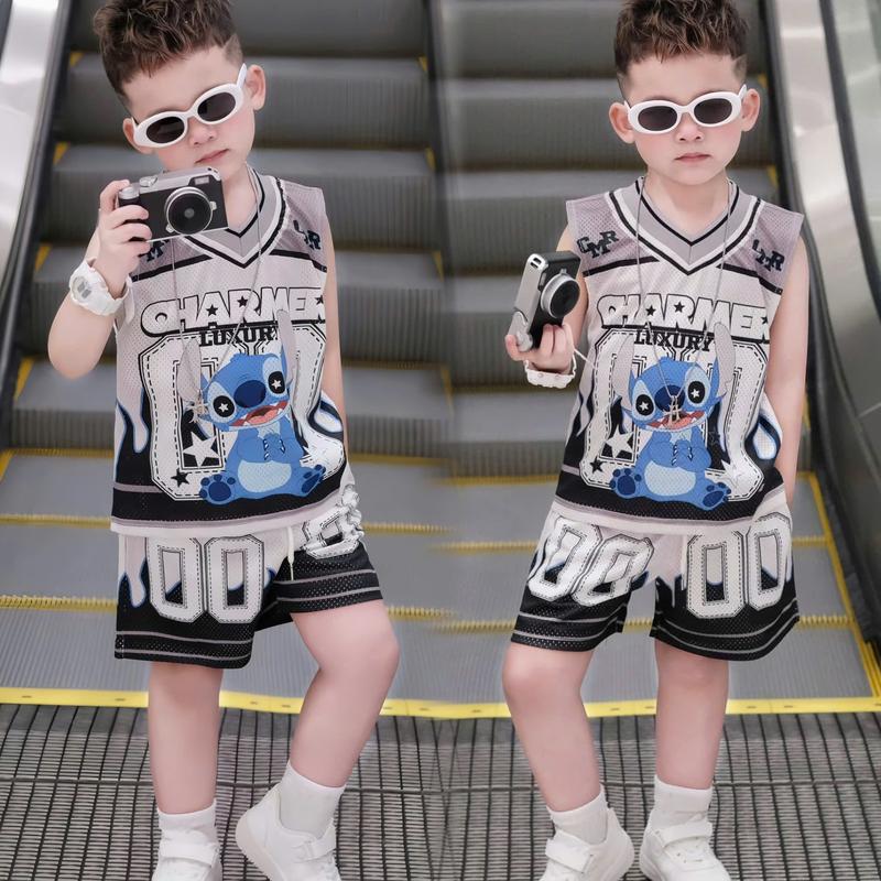 Set bộ quần áo ba lỗ thể thao dành cho bé trai, bé gái size 9-42kg phong cách boy phố, năng động bộ cho bé trai đẹp