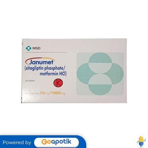 JANUMET 50 MG / 1000 MG BOX 28 TABLET