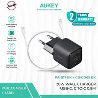 Gambar PHE Paket Hemat AUKEY CHARGER Kepala Charger 1 Port 20W USB Type C Pengecasan Cepat Fast Charging GaN PD 3.0 PA-B1T - Charger dari AUKEY AUTHORIZED STORE JAKARTA Kota Administrasi Jakarta Selatan 2 Tokopedia