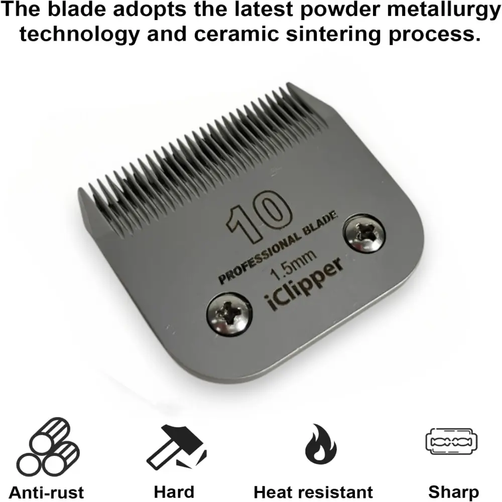 iClipper Mata Pisau Cukur Hewan Pet Clipper Blade High Carbon Steel - A5