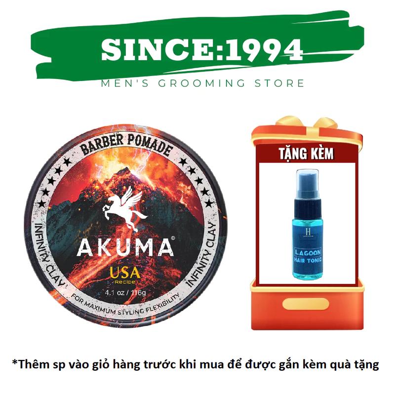 AKUMA CLAY | Sáp vuốt tóc, tạo kiểu nam AKUMA INFINITY CLAY 56-116G
