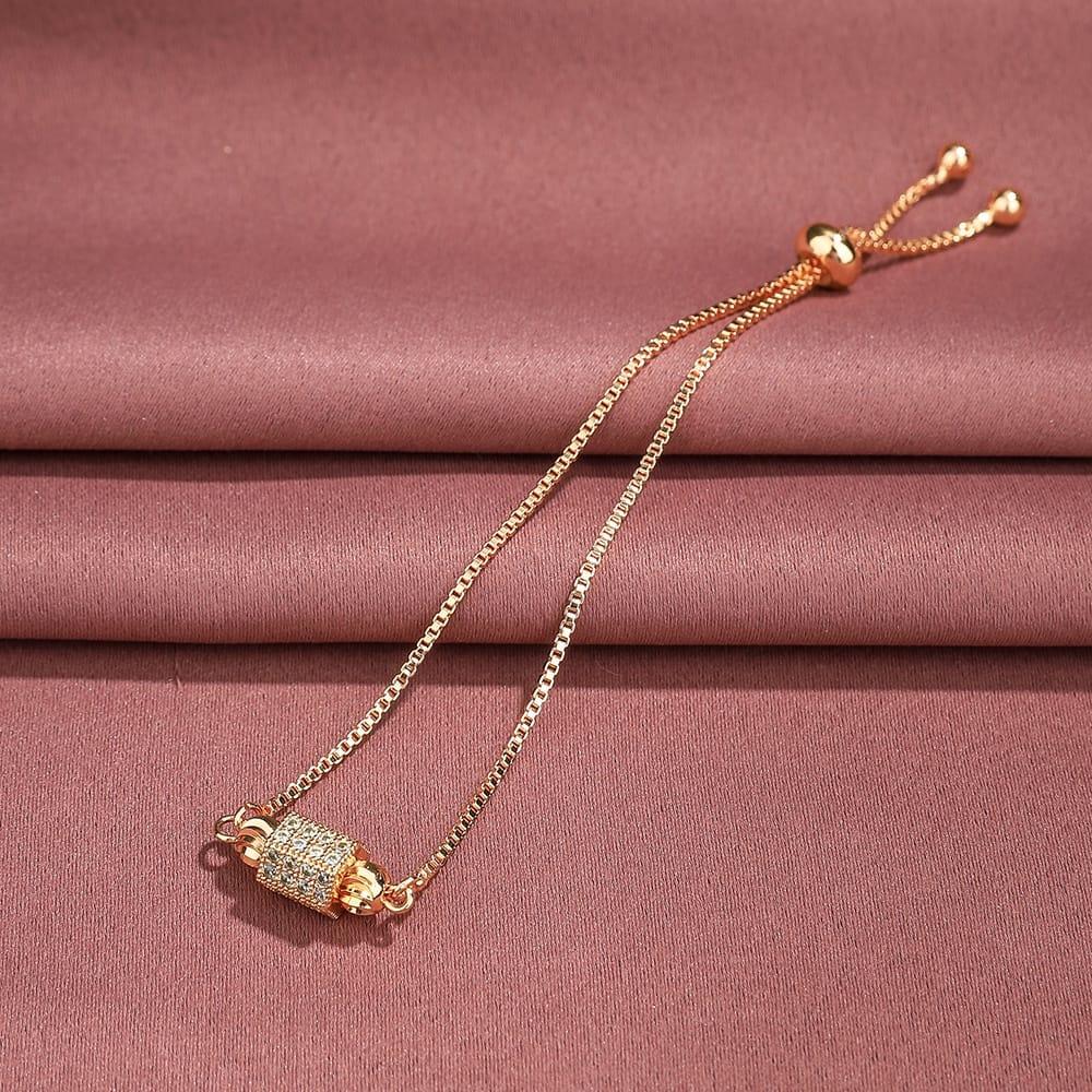 [COD] Gelang Serut Bulat Titanium Anti Karat Murah Perhiasan Lapis Emas 24k Anti Luntur Wanita Fashion Jewelry Gelang Rantai Murah