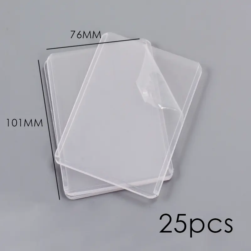 25pcs Sleeve Card Pokemon Pelindung Kartu Case - Bahan Tebal Transparan DIY Gaming Trading Card HD Plastic Collect Holder 2