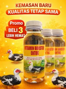 Vitamin Penggemuk Unggas Entok / Mentok 100ml Best SELLER , Penambah Nafsu Makan Ternak Penambah Berat Entok / vitamin penambah imun mentog bisa COD