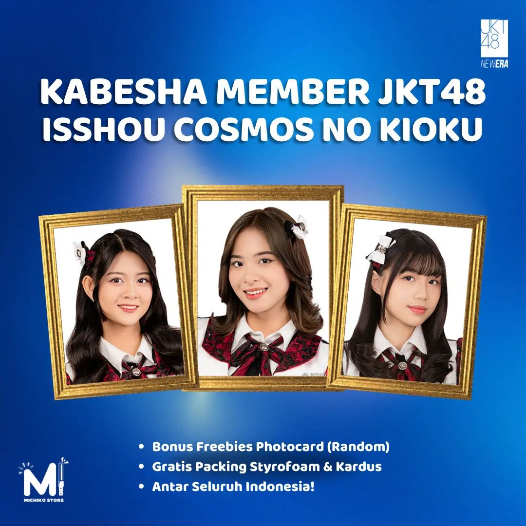 Foto Kabesha Member JKT48 New Era New Isshou 2024 Kertas Gold