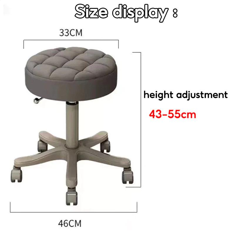 Product Introduction of 【Buy One Get One 】Swivel Lift Stool Chair Office Chair SPA Chairs Vanity Chair with Backrest Cushion Stool Convenient Storage For Dining Room Living Room living  room rotating  chair swivel chair 43