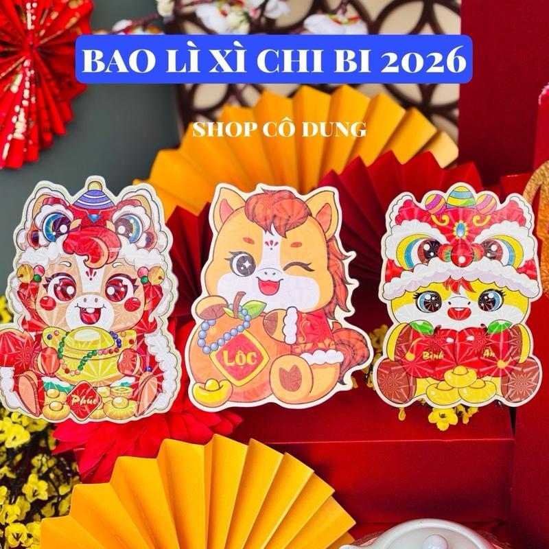 50 bao lì xì CHIBI giao ngẫu nhiên 5 mẫu LOẠI 1