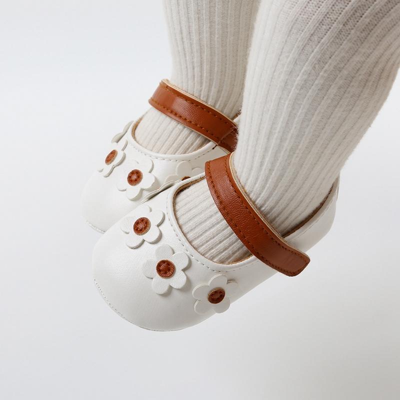 Product Introduction of Toddler Walking Flat Shoes Baby Girl Shoes PU Leather Crib Shoes Toddler Girls Shoes for Summer Princess Shoes 28