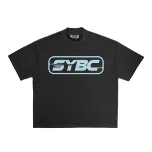 Kaos Boxy Crop Oversize / T-shirt "Around The Worlds" Unisex