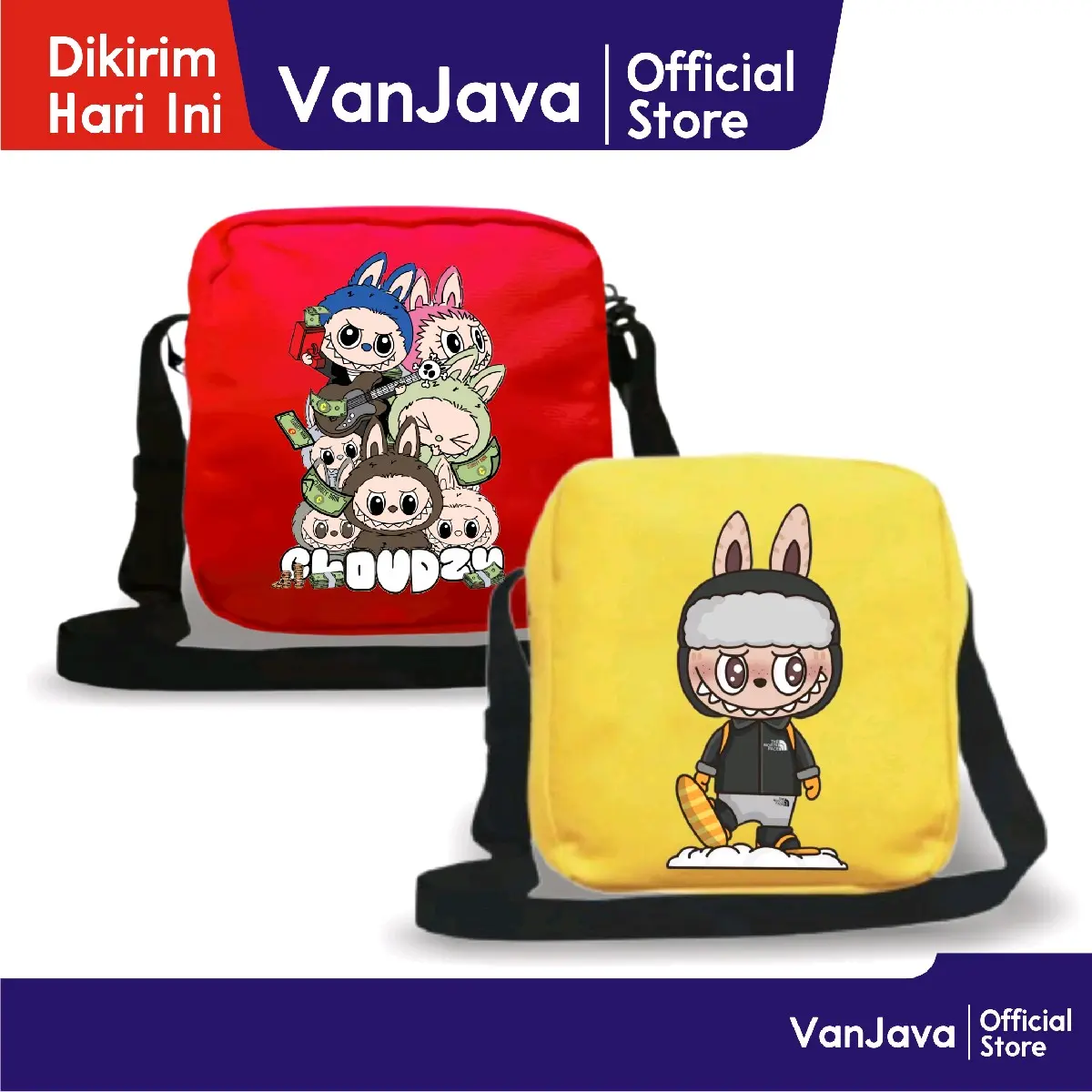 Tas Selempang IaBubu Lucu Anak Laki-laki Dan Perempuan Tk Paud SD SMP Fashion Terbaru selempang Slingbag Pria Waistbag