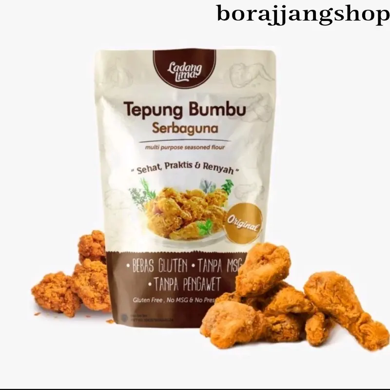 [BISA COD]Tepung bumbu gluten free ladang lima 150gr /Tepung bumbu ladang lima/Tepung bumbu gluten free/tepung bumbu sehat/Tepung bumbu murah Bahan Ayam Masakan 2