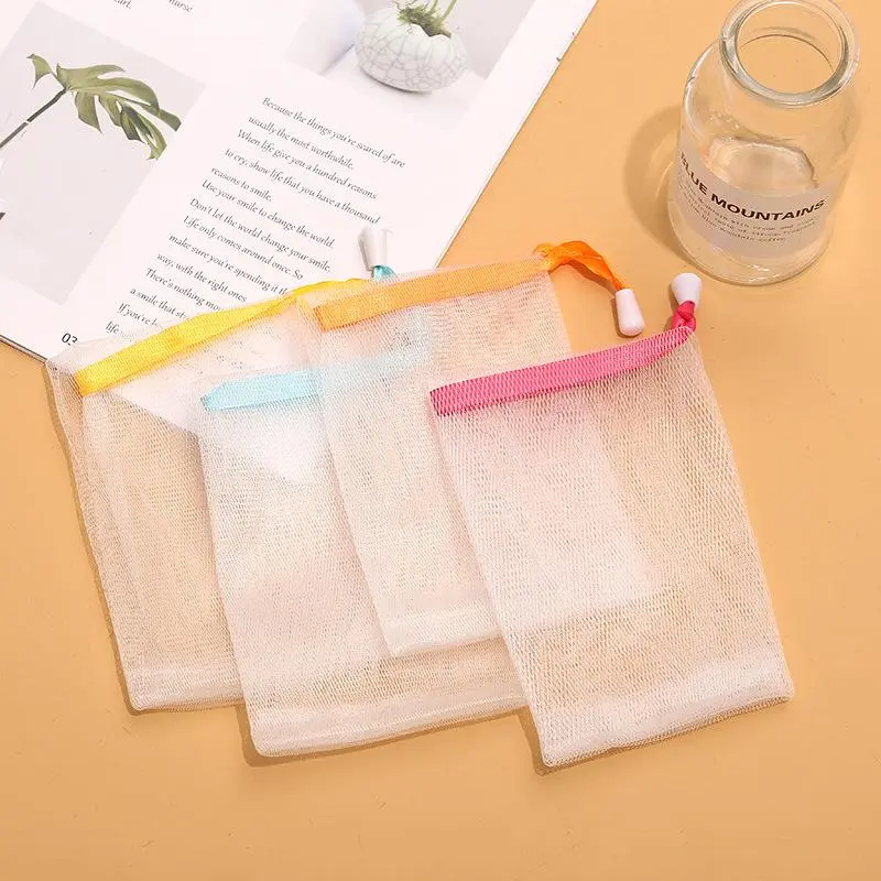 Túi Xà Phòng Lưới Tạo Bọt, Để Làm Sạch Bọt Xà Phòng, Túi Lưới Tạo Bọt Đặc Biệt Cho Rửa Mặt, Giúp Tạo Bọt 1