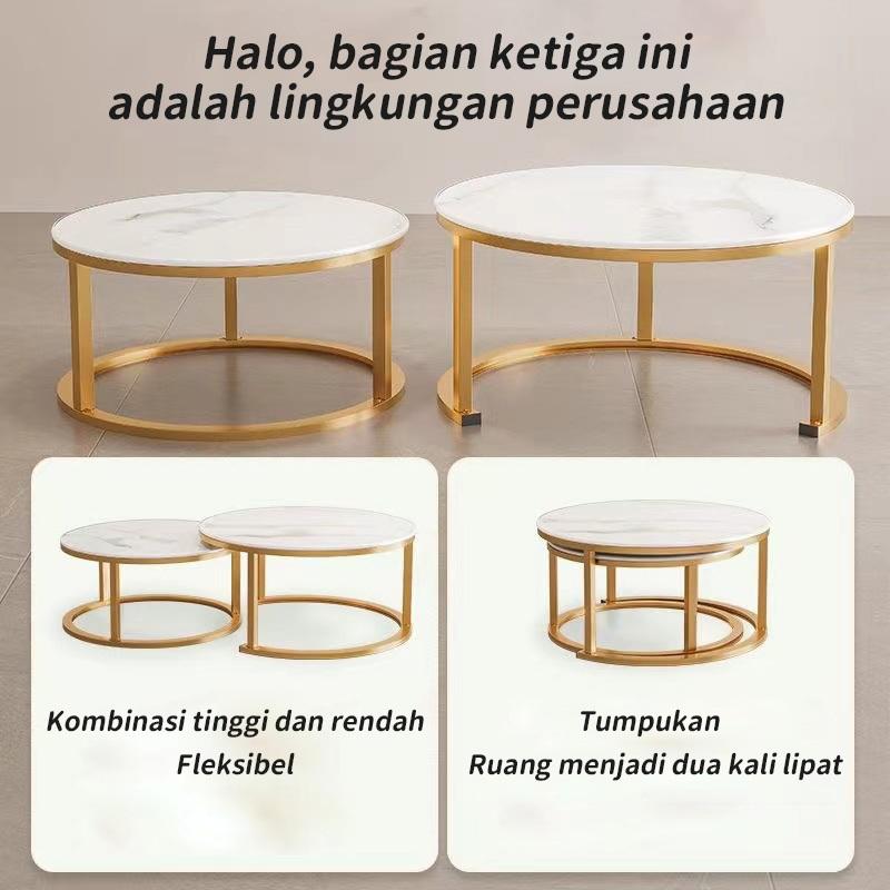 COD Meja Tamu Meja Kopi 2-In-1Meja Motif Marble Minimalis Meja Ruang Tamu Dapat Dikombinasi Bebas Meja Bulat sederhana Living Room Center Table Coffee Table Meja Sudut Meja penyimpanan COD Meja Tamu Meja Kopi 2-In-1Meja Motif Marble Minimalis Meja Ruang Tamu Dapat Dikombinasi Bebas Meja Bulat sederhana Living Room Center Table Coffee Table Meja Sudut Meja penyimpanan