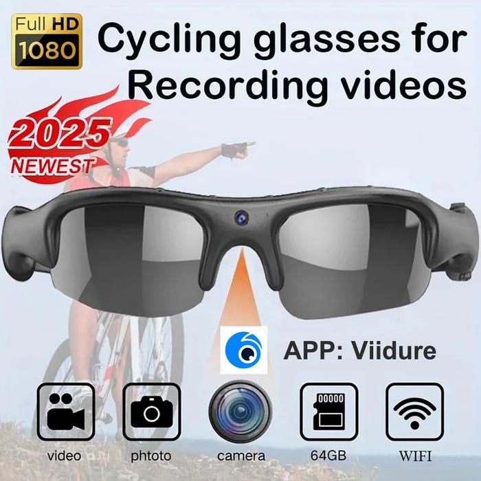 Jual HD 1080P WiFi Kamera GLasses Mini Cam Smart Video Sunglasses WiFi ...
